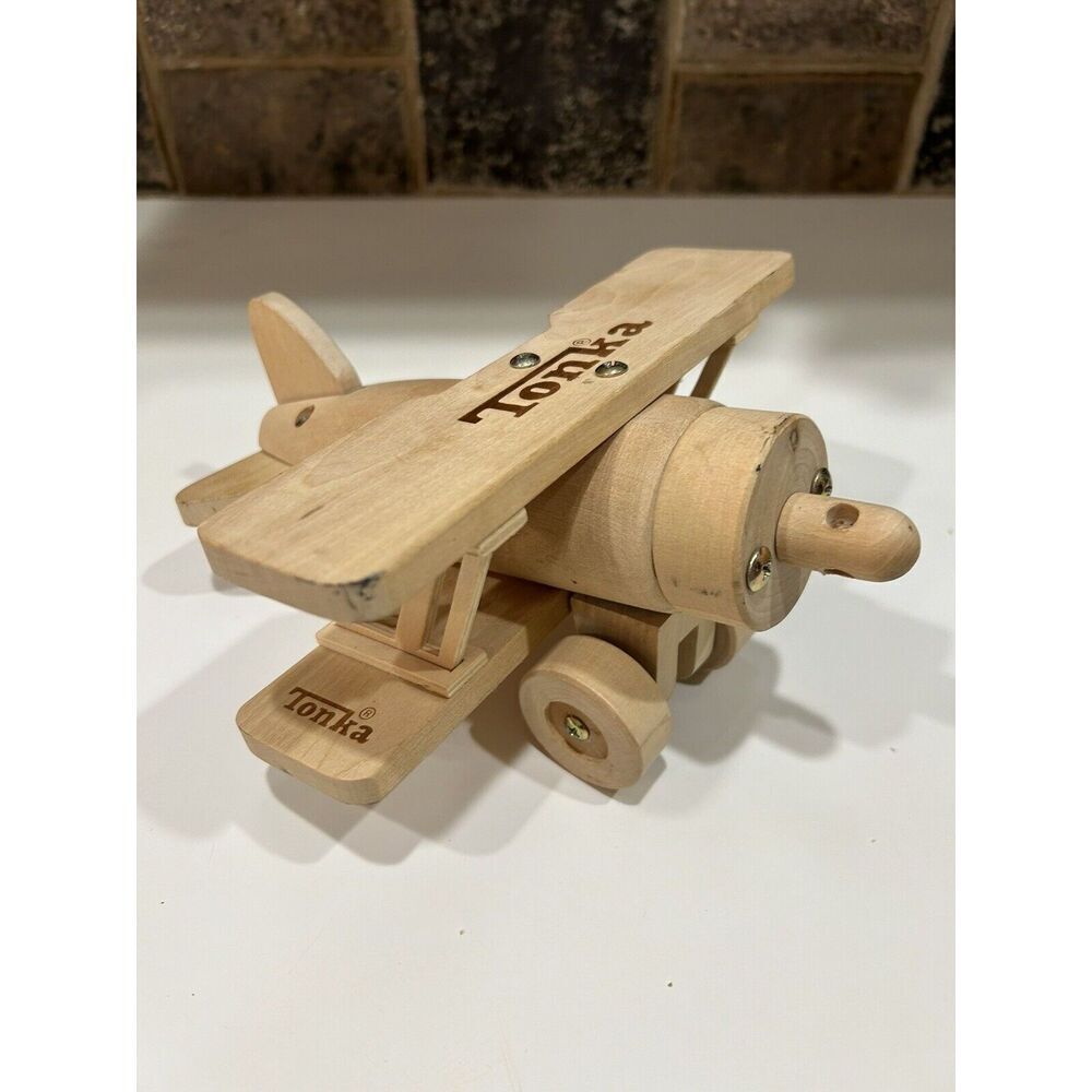 TONKA Bi-Plane Pre-Built Hard-to-Find Collectible ‼️3 Propellers Are Missing‼️